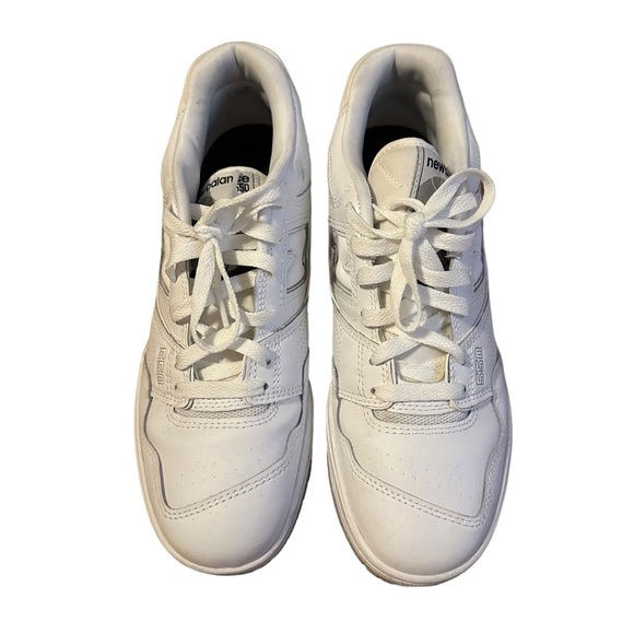 New Balance 550 White Trainer Sneakers Size M 8.5 - Picture 4 of 5